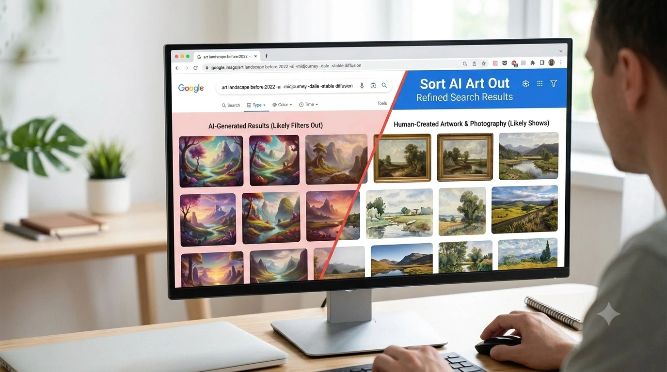Smart Ways to Sort AI Art Out of Google Search